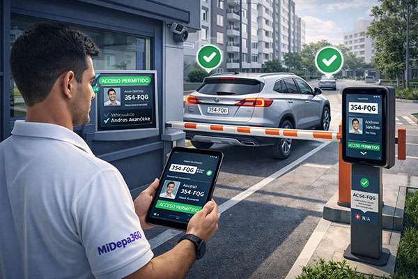 Registro de vehiculos que ingresa